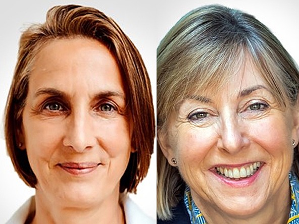Caroline Noon and Judy Taylor